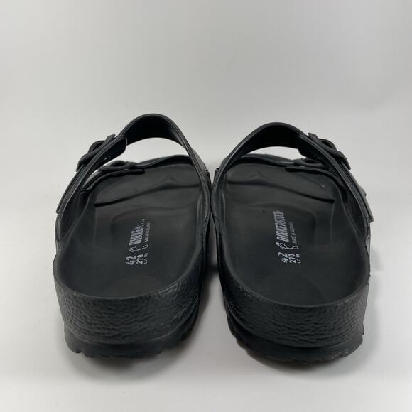 Birkenstock Arizona EVA Slide Sandals Mens Size 42 US Size 9-9.5 Black Rubber - Picture 5 of 9